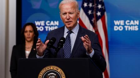 Video thumbnail: PBS NewsHour News Wrap: Biden scraps tax hike from infrastructure plan