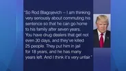 Trump Considers Commuting Blagojevich’s Sentence