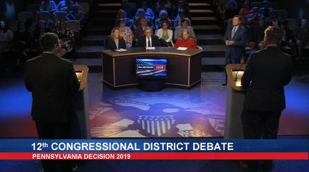 Video thumbnail: WVIA Special Presentations PA 12th Congressional District Debate