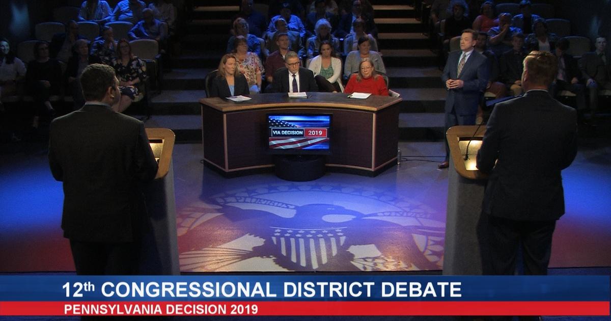 Wvia Special Presentations Pa 12th Congressional District Debate Season 2019 Episode 5 Pbs