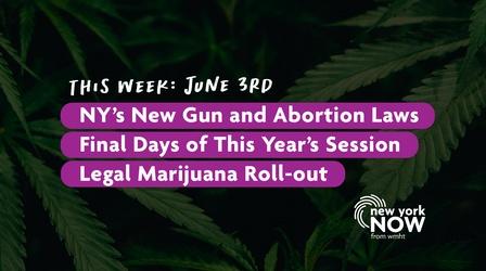 Video thumbnail: New York NOW Sessions' End, Abortion & Gun Laws, Legal Marijuana Roll-Out