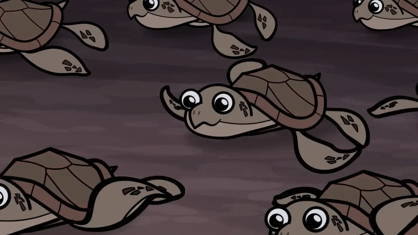 Lights Out For Sea Turtles/Nature Art