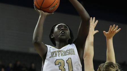 Video thumbnail: High School Activities 2022 Girls AA Basketball | SF Jefferson vs. Brandon Valley
