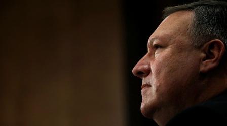 Video thumbnail: PBS NewsHour Democrats press State pick Pompeo on Russia probe, Iran deal