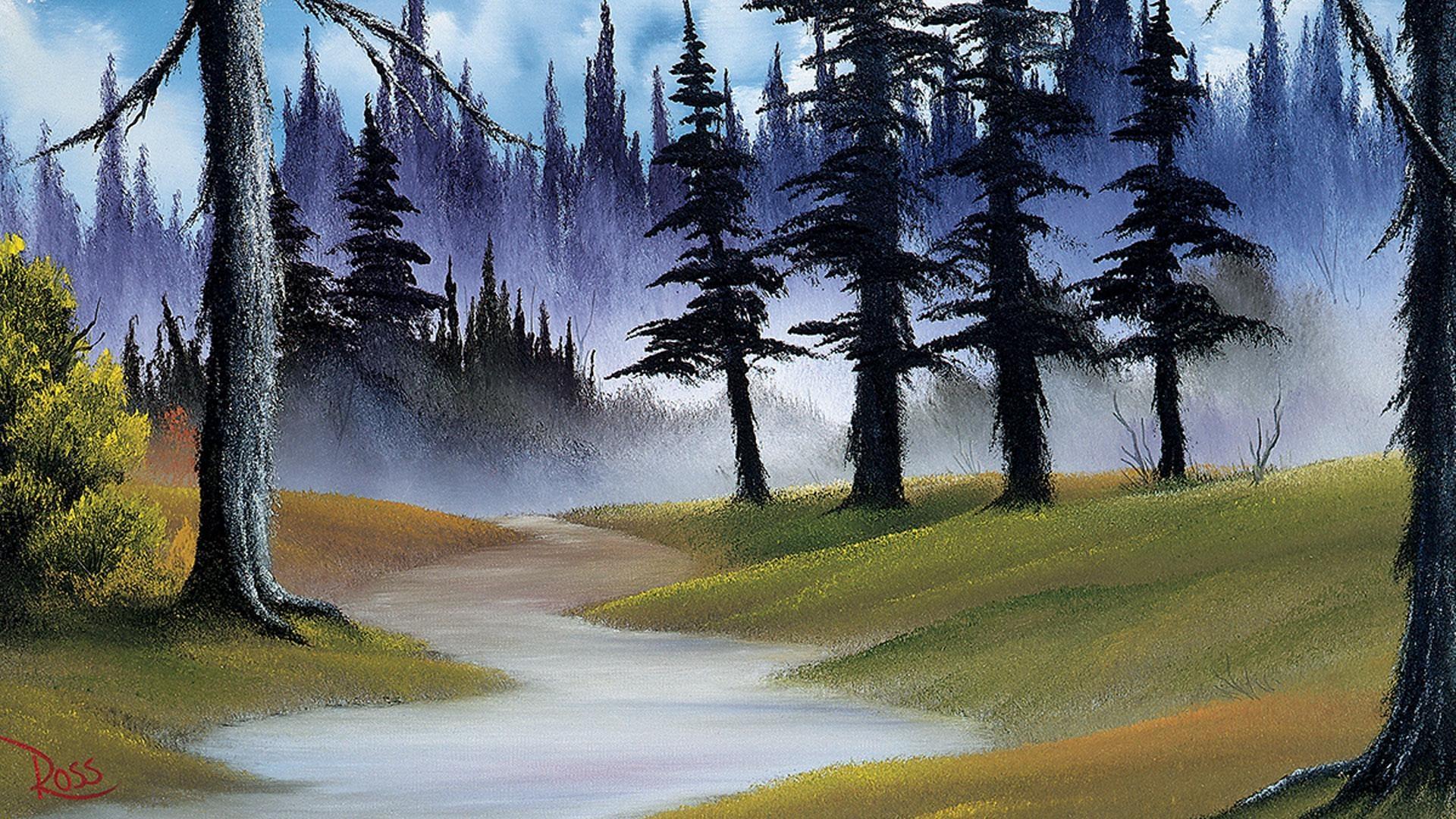 Quiet Woods | The Best of the Joy of Painting with Bob Ross | THIRTEEN ...