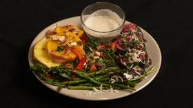 Video thumbnail: Fit to Eat Pan Seared Sirloin & Asparagus