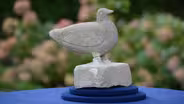 Appraisal: William Edmondson Carved Limestone Dove, ca. 1940