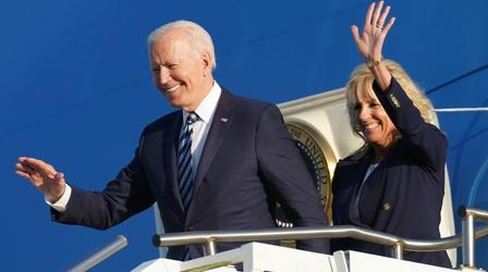 Video thumbnail: PBS NewsHour Biden makes first overseas trip to Europe as president