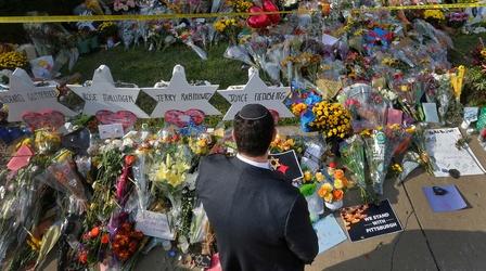 Video thumbnail: PBS NewsHour News Wrap: Accused Pittsburgh synagogue shooter indicted