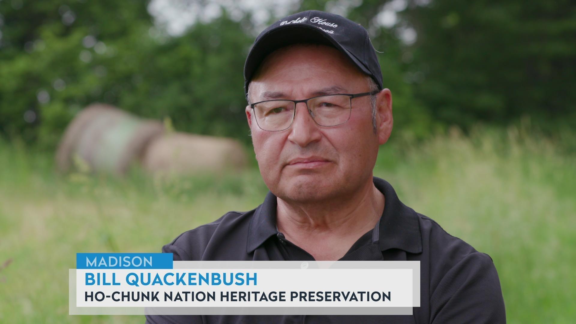 Bill Quackenbush on removal of Ho-Chunk from ancestral lands