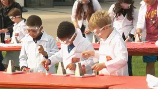 CPS Students Celebrate Museum's 90th Birthday With Volcanoes