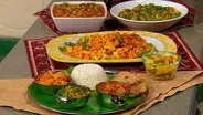 Black Eyed Peas Kulambu • Green Beans Poriyal