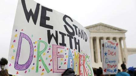 Video thumbnail: PBS NewsHour Supreme Court considers whether DACA termination was legal