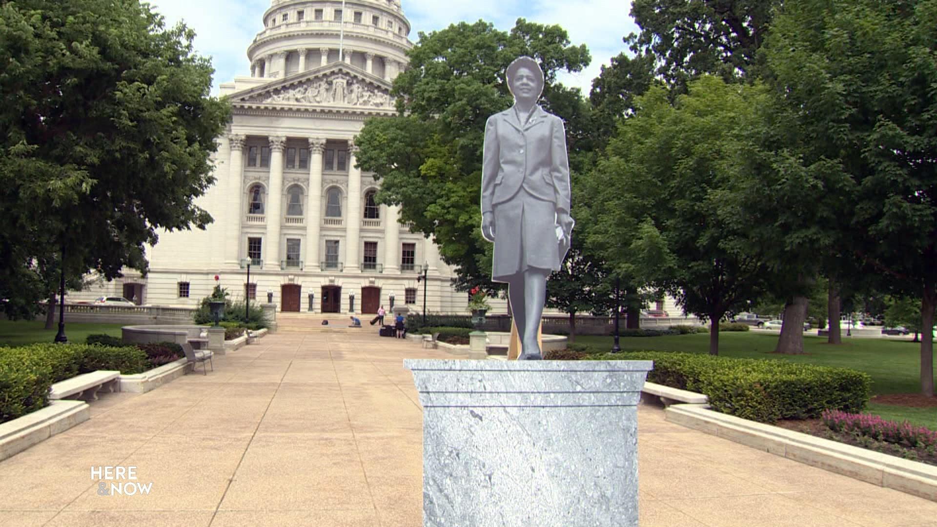 Previewing a Statue of Vel Phillips