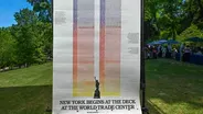 Appraisal: World Trade Center Bus Stop Poster, ca. 1987