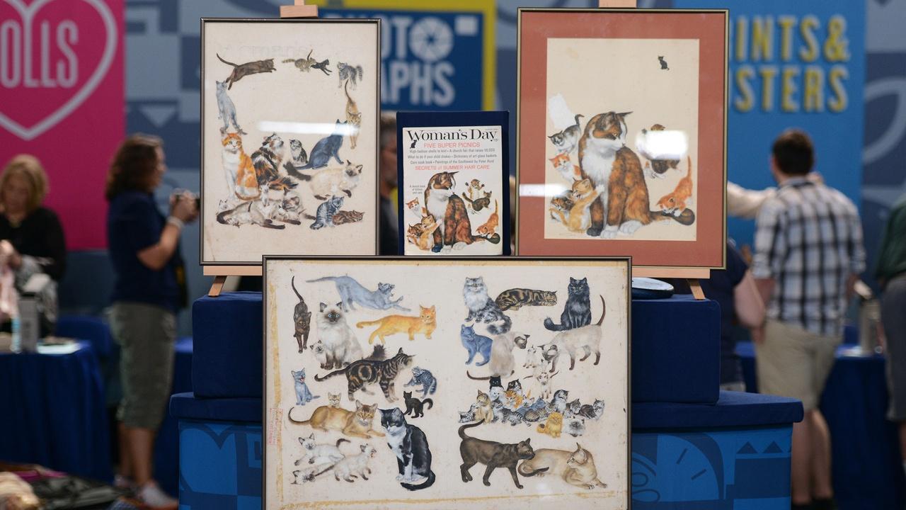 Antiques Roadshow | Appraisal: 1966 Girard Goodnough Cat Illustrations