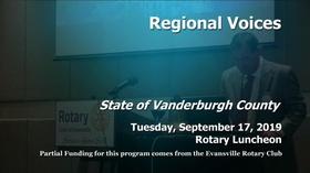 Video thumbnail: Evansville Rotary Club Regional Voices: State of Vanderburgh County 2019