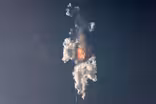 SpaceX Starship test flight ends with explosion