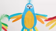 Cómo hacer pericos con papel de colores