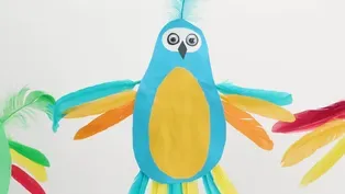 Cómo hacer pericos con papel de colores