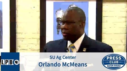 Video thumbnail: Press Club SU AG Center | Orlando McMeans | 02/10/20 | Press Club