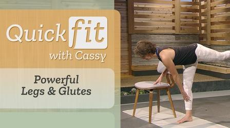 Video thumbnail: Quick Fit with Cassy Powerful Legs & Glutes