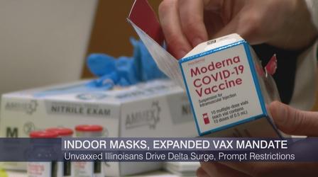 Video thumbnail: Chicago Tonight The Week in Review: Vaccine Mandates Widen