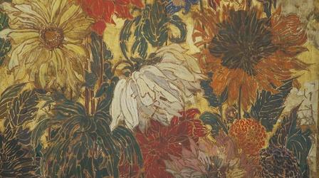 Video thumbnail: Antiques Roadshow Appraisal: 1930 M. Elizabeth Price Painted Floral Screen