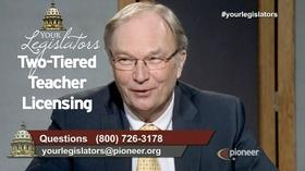 Video thumbnail: Your Legislators Two-Tiered Teacher Licensing (March 15)