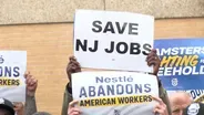 Workers rally over threat of Nestlé plant closure