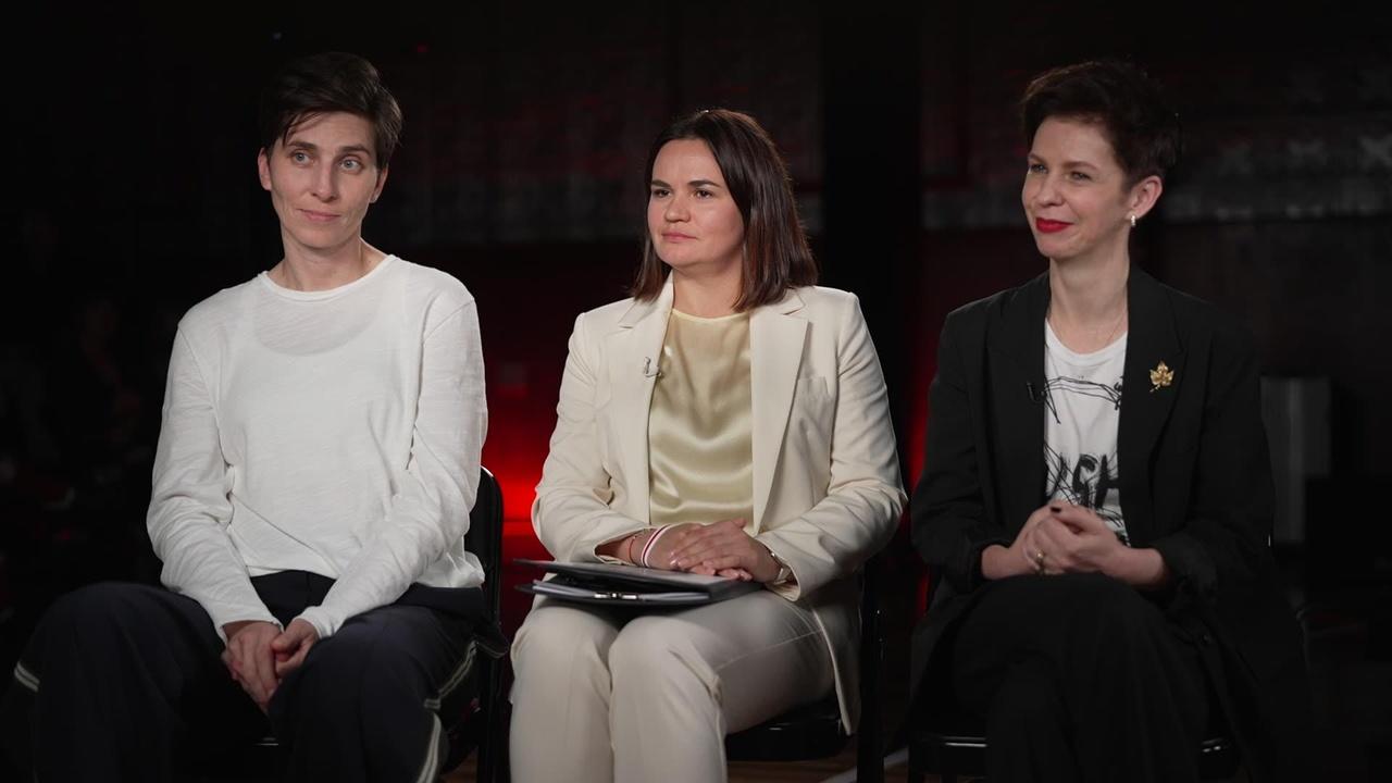 Firing Line | Sviatlana Tsikhanouskaya, Katya Snytsina and Natalia Kaliada