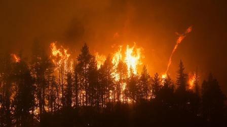 Video thumbnail: PBS NewsHour News Wrap: Destructive Western wildfires force evacuations