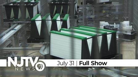 Video thumbnail: NJTV News NJTV News: July 31, 2020