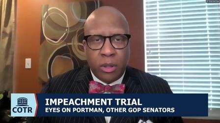 Video thumbnail: Columbus on the Record Eyes On Portman, GOP Senators During Impeachment Trial