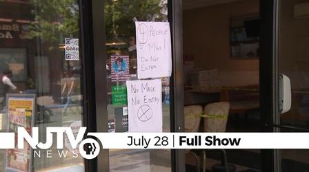 Video thumbnail: NJTV News NJTV News: July 28, 2020