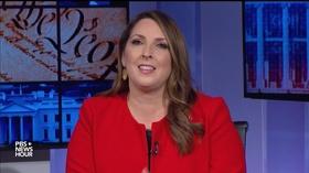 Video thumbnail: PBS NewsHour GOP chair says ‘people’s lives are better’ under Trump