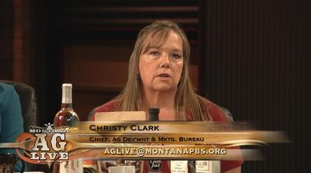 Video thumbnail: Montana Ag Live Farm to Home & Table: Mt. Dept. of Ag Assistance (No. 5109)