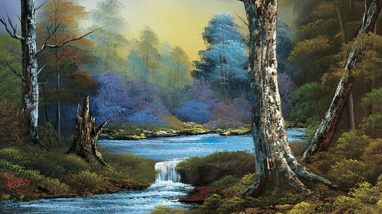 The Best of the Joy of Painting with Bob Ross | Dark Waterfall