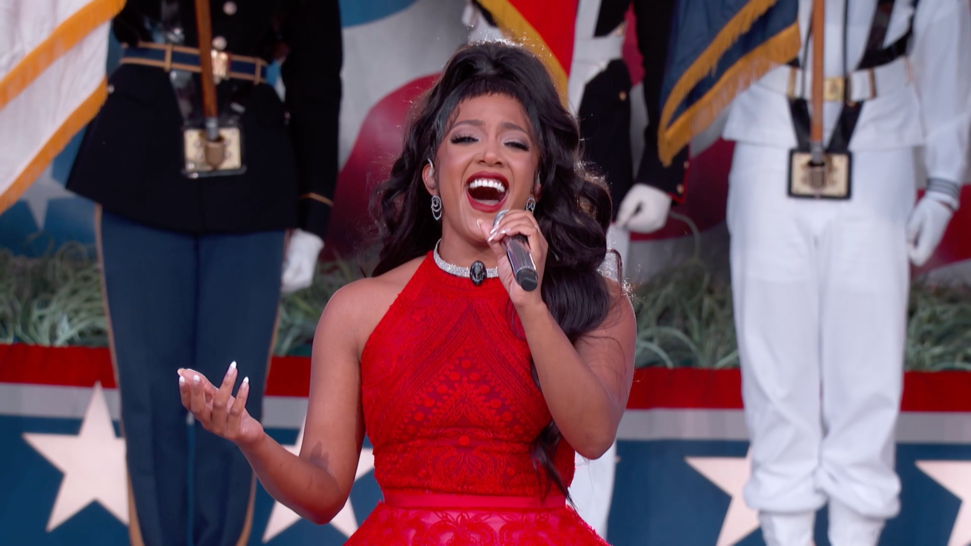 National Anthem video 2022: Watch Mickey Guyton sing the National