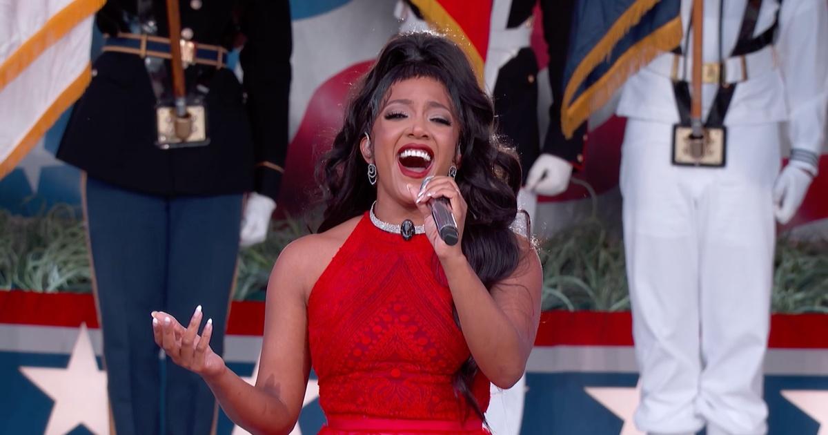 Watch Mickey Guyton sing the Super Bowl National Anthem