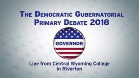 Video thumbnail: Wyoming News and Public Affairs Wyoming Democratic Gubernatorial Primary Debate