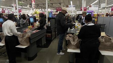 Video thumbnail: Chicago Tonight Grocery Stores Battling to Keep Shelves Stocked