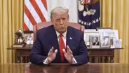 Trump condemns violence in video release