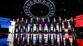 Video thumbnail: PBS NewsHour Warren becomes debate target as moderates vie for breakout