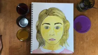 Self Portrait with Homemade Paint-Laura Zimmaro-Fourth Grade
