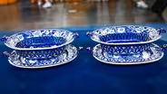 Appraisal: Staffordshire Baskets on Stands, ca. 1825