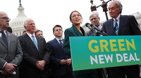 Video thumbnail: PBS NewsHour Democrats introduce Green New Deal to combat climate change