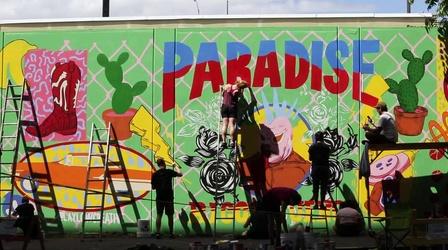 Video thumbnail: Oregon Art Beat Viaduct Mural Project