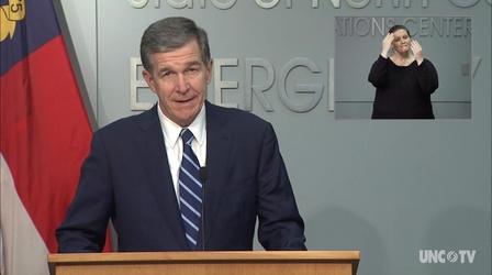 Video thumbnail: NC Emergency Management and Weather 10/15/20 Governor Cooper Briefing (Spanish)
