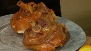 Charlotte Cooks Pork Shank Confit